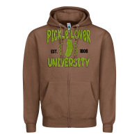 Chestnut pickle lover university Zipper Hoodie - MaliasSmallBusiness