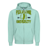 Seafoam pickle lover university Zipper Hoodie - MaliasSmallBusiness