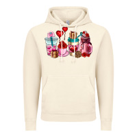 Vintage Artic valentines day roses coffee cups Vintage Hoodie - AdoDesignShop