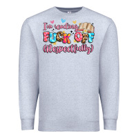 Heather Grey i'm reading fuck off respectfully Premium Sweatshirt - Artiststas