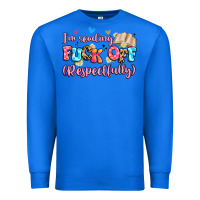 True Royal i'm reading fuck off respectfully Premium Sweatshirt - Artiststas