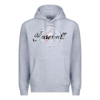 Heather Grey Baseball Premium Hoodie - Bettercallsaul