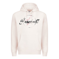 Pale Pink Baseball Premium Hoodie - Bettercallsaul