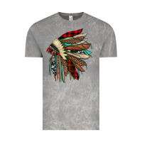 Cloud Rock christmas indian headdress Vintage Tee - JahusDesignShop