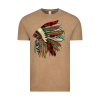 Christmas Indian Headdress Vintage Tee | Teevron