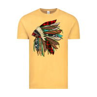 Vintage Mustard christmas indian headdress Vintage Tee - JahusDesignShop