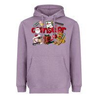Lavender Counselor Christmas Heavyweight Hoodie - LillyAllenDesigns