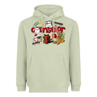 Matcha Counselor Christmas Heavyweight Hoodie - LillyAllenDesigns