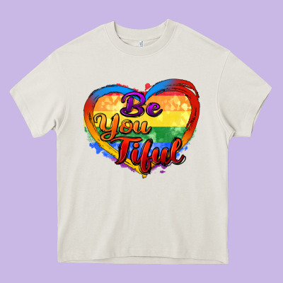 Be You Tiful Heavy Core Tee Designed By Zillion Design Studio