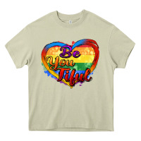 Mossy be you tiful Heavy Core Tee - Zillion Design Studio