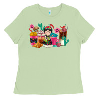 Matcha But first cafecito y chismecito Ladies Tee - RanaPortraitStore