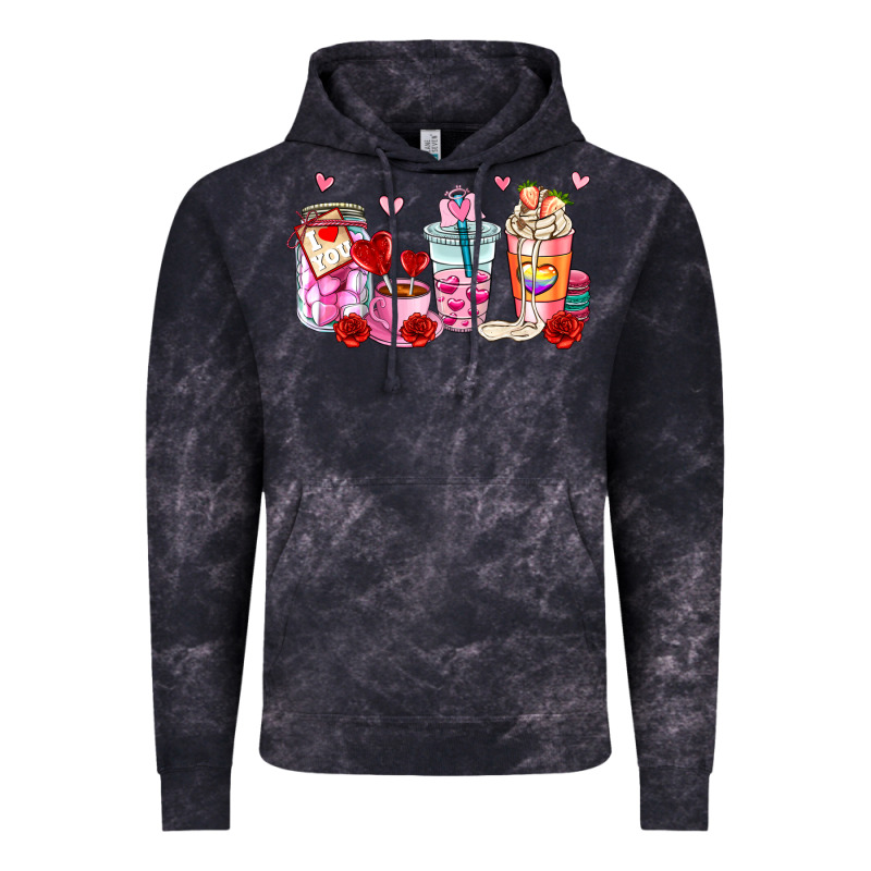 Valentines Day Coffee Cup Vintage Hoodie by AdoDesignShop | Teevron