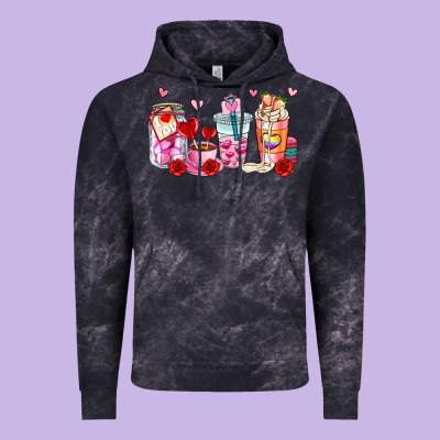 Valentines Day Coffee Cup Vintage Hoodie Designed By Adodesignshop