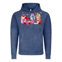 Vintage Denim valentines day coffee cup Vintage Hoodie - AdoDesignShop