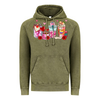 Vintage Olive valentines day coffee cup Vintage Hoodie - AdoDesignShop