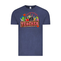 Vintage Denim race teacher Vintage Tee - AdoDesignShop