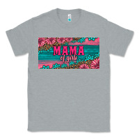Heather Grey pink roses mama of girls license plate Classic Tee - Artiststas