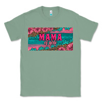 Sage pink roses mama of girls license plate Classic Tee - Artiststas