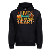 Black give thanks with all your heart Urban Hoodie - CowGirlArtShop