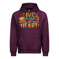 Mauve Wine give thanks with all your heart Urban Hoodie - CowGirlArtShop