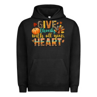 Pigment Black give thanks with all your heart Urban Hoodie - CowGirlArtShop