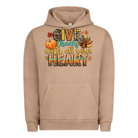 Pigment Burro give thanks with all your heart Urban Hoodie - CowGirlArtShop