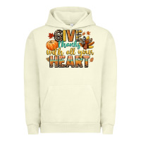 Pigment Pistachio give thanks with all your heart Urban Hoodie - CowGirlArtShop