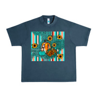 Midnight Navy pumpkin Urban Heavy Tee - JahusDesignShop