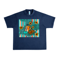 Navy pumpkin Urban Heavy Tee - JahusDesignShop