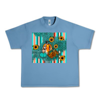 Pebble Blue pumpkin Urban Heavy Tee - JahusDesignShop
