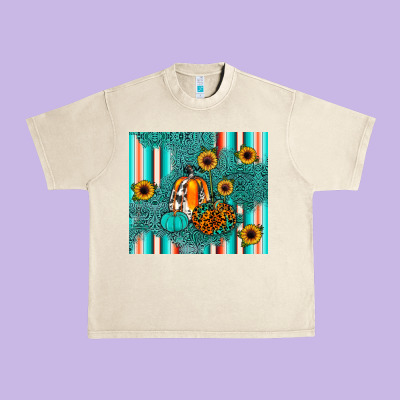 Pumpkin Urban Heavy Tee Designed By Jahusdesignshop