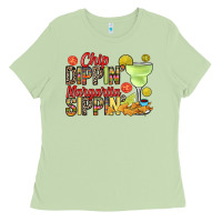 Matcha Chip dippin' margarita sippin' Ladies Tee - RanaPortraitStore