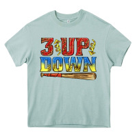 3 Up 3 Down Softball Heavy Core Tee | Teevron