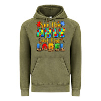 Vintage Olive see the able not the label Vintage Hoodie - JahusDesignShop