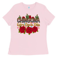 Bubblegum Pink Chingona every damn day Ladies Tee - RanaPortraitStore