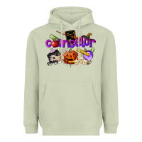 Matcha Counselor Halloween Heavyweight Hoodie - LillyAllenDesigns