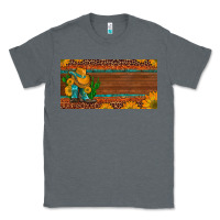 Charcoal Heather custom cowboy boots sunflowers and cactus license plate Classic Tee - Artiststas