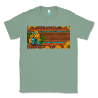 Sage custom cowboy boots sunflowers and cactus license plate Classic Tee - Artiststas