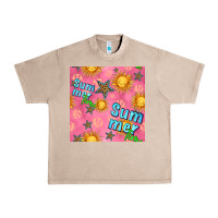 French Oak summer time of the sun seamless pattern Urban Heavy Tee - BundleAndBundleShop