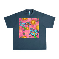 Midnight Navy summer time of the sun seamless pattern Urban Heavy Tee - BundleAndBundleShop