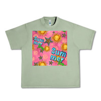 Oil Green summer time of the sun seamless pattern Urban Heavy Tee - BundleAndBundleShop