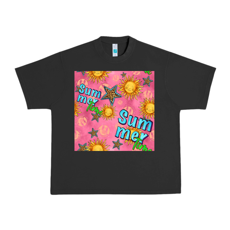 Summer Time Of The Sun Seamless Pattern Urban Heavy Tee by BundleAndBundleShop | Teevron