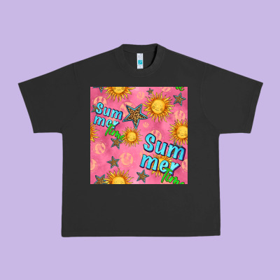 Summer Time Of The Sun Seamless Pattern Urban Heavy Tee Designed By Bundleandbundleshop