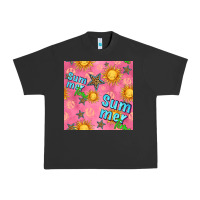 Pigment Black summer time of the sun seamless pattern Urban Heavy Tee - BundleAndBundleShop