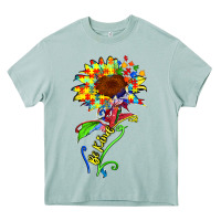 Arona be kind autism sunflower Heavy Core Tee - Zillion Design Studio