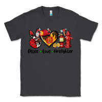 Smoke peace love firefighter Classic Tee - AdoDesignShop