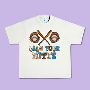 Calm Your Mitts Urban Heavy Tee Designed By Adodesignshop