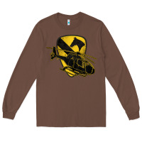Chestnut 1st cavalry division chopper helicopter air cav Long Sleeve Tee - Jasminsmagicworld