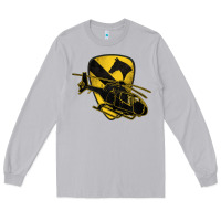 Moon Dust 1st cavalry division chopper helicopter air cav Long Sleeve Tee - Jasminsmagicworld