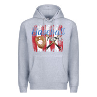 Heather Grey Baseball mom Premium Hoodie - Bettercallsaul